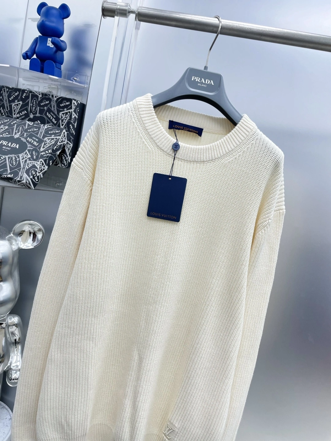 wg.luxury-- 8V embroidery cashmere wool oversize item: E-F000J0202